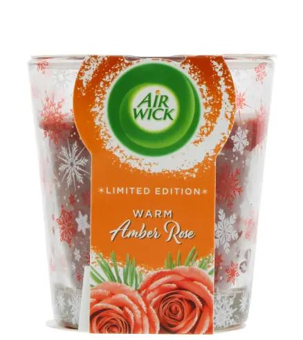 Air Wick 105G Candle Warm Amber Rose