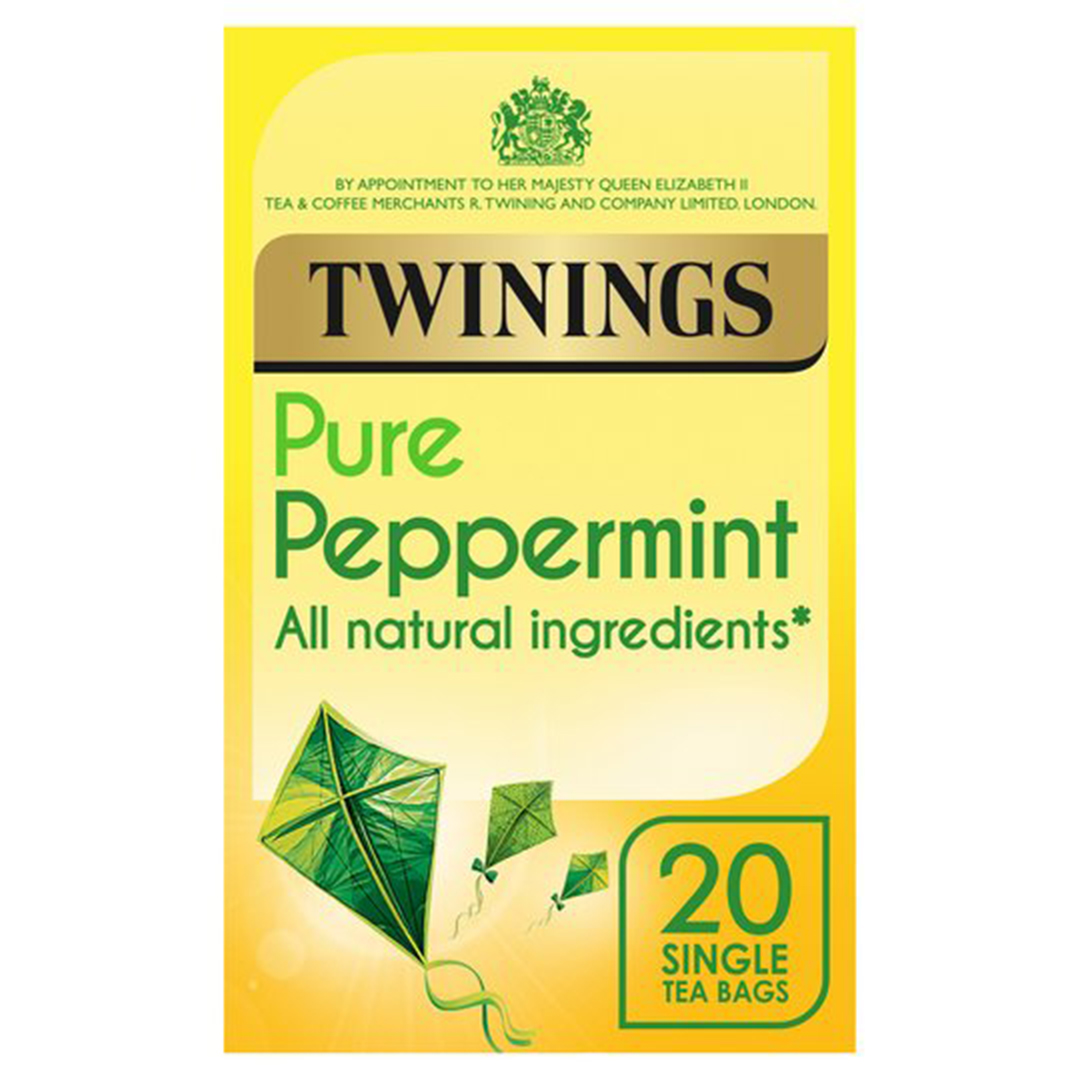 Twinings Pure Peppermint Tea Bags (Multipack 20) 40g